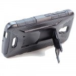 Wholesale Alcatel One Touch Pop Astro 5042T Holster Combo Belt Clip Case (Black)